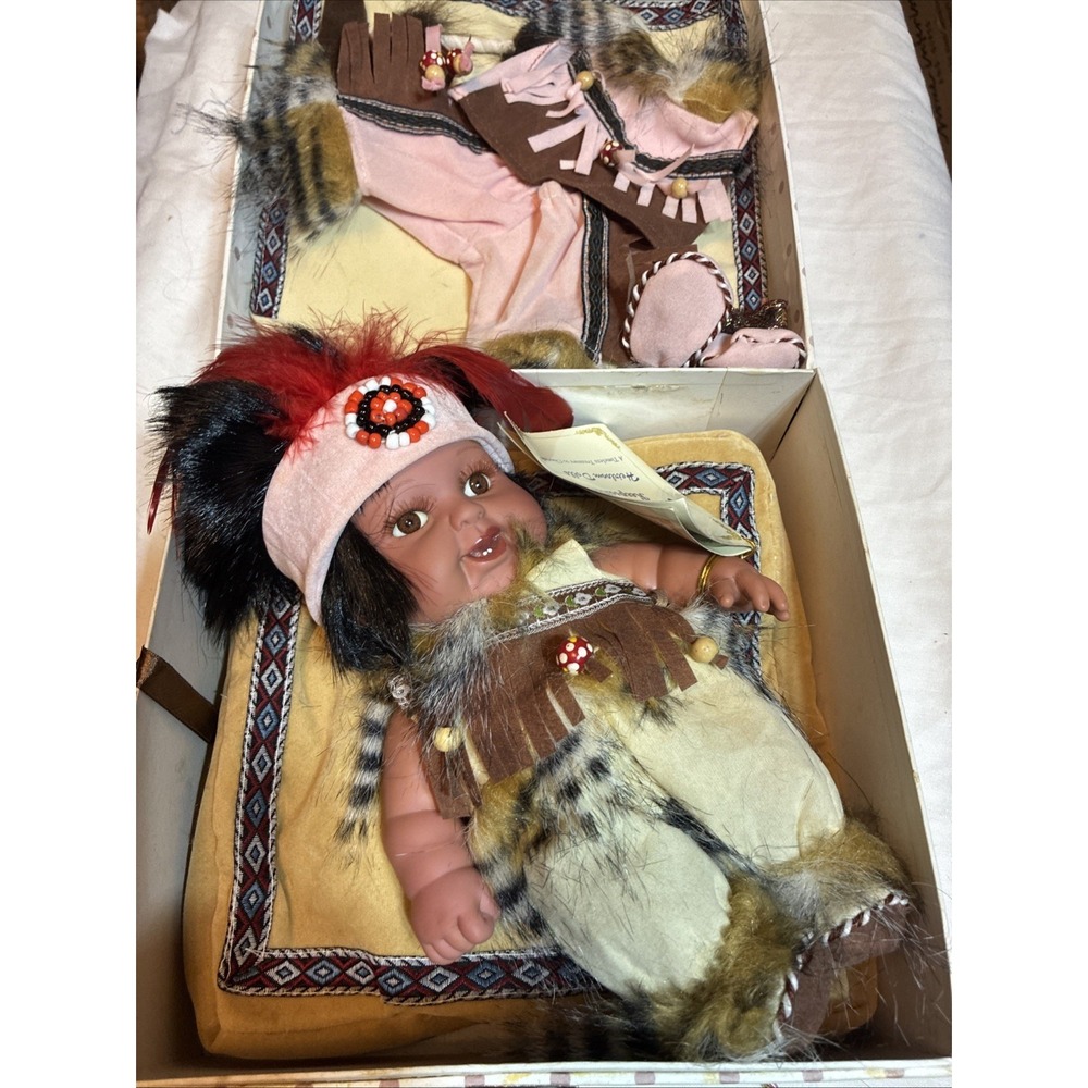 Golden Keepsakes Heirloom Dolls Native American Chunky 0612/2500